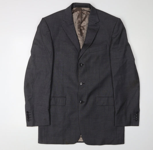 Mens UK Size 38 Marks and Spencer Regular Black Suit Jacket
