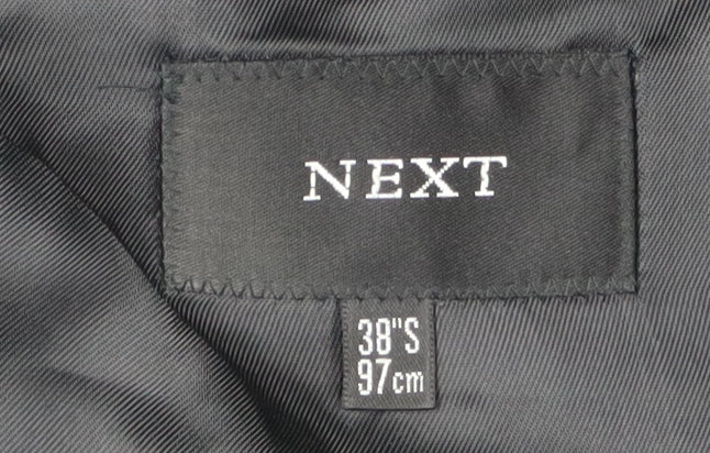 Mens UK Size 38 NEXT Regular Black Suit Jacket