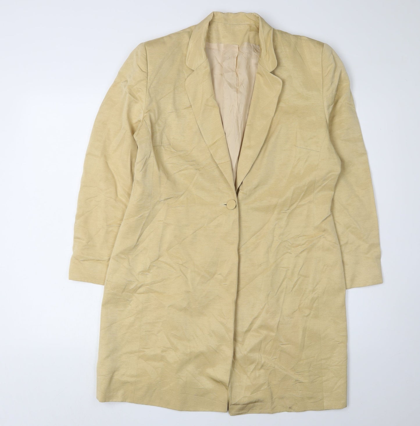 Womens UK Size 14 Richards Petites Beige Blazer