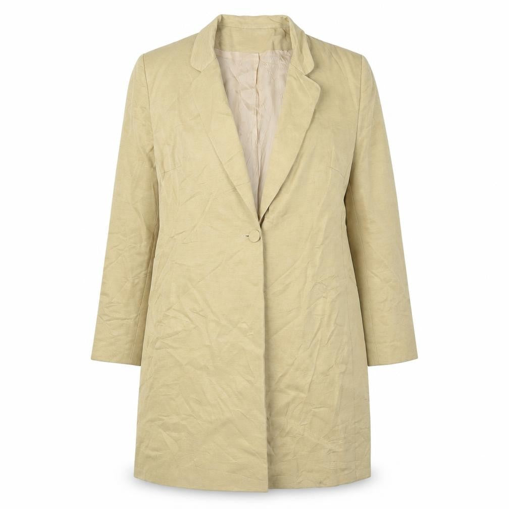 Womens UK Size 14 Richards Petites Beige Blazer
