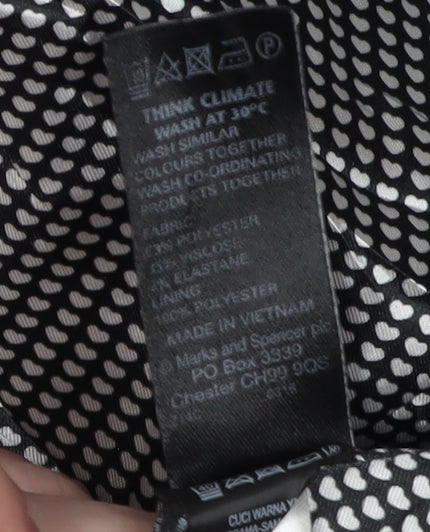 Marks and Spencer Women's Black Suit Jacket, Size 10