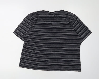 Womens UK Size L Country Casuals Black Basic T-Shirt