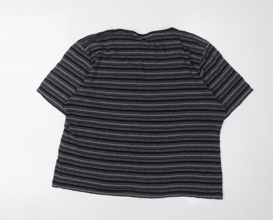 Womens UK Size L Country Casuals Black Basic T-Shirt