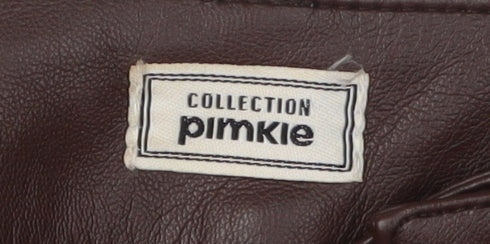 Pimkie Women's Brown Trousers Size 8 with Pockets