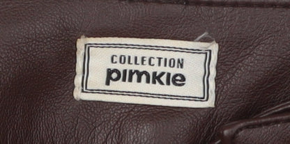 Pimkie Women's Brown Trousers Size 8 with Pockets