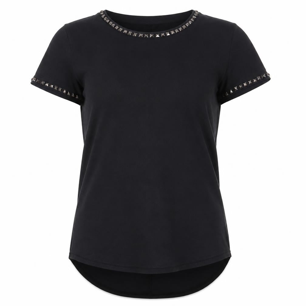 Womens UK Size 8 H&M Black  T-Shirt