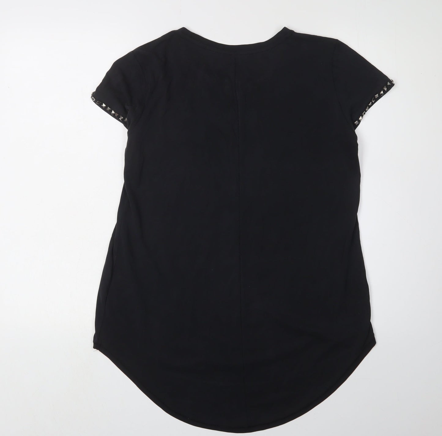 Womens UK Size 8 H&M Black  T-Shirt