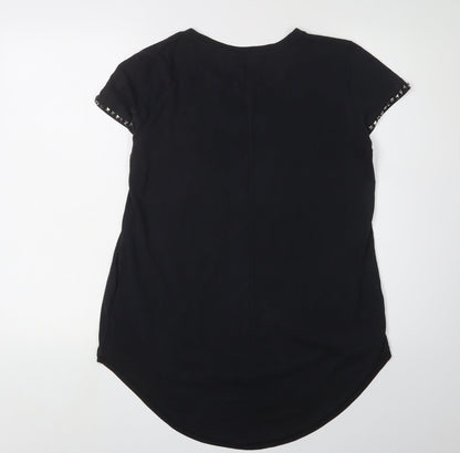Womens UK Size 8 H&M Black  T-Shirt