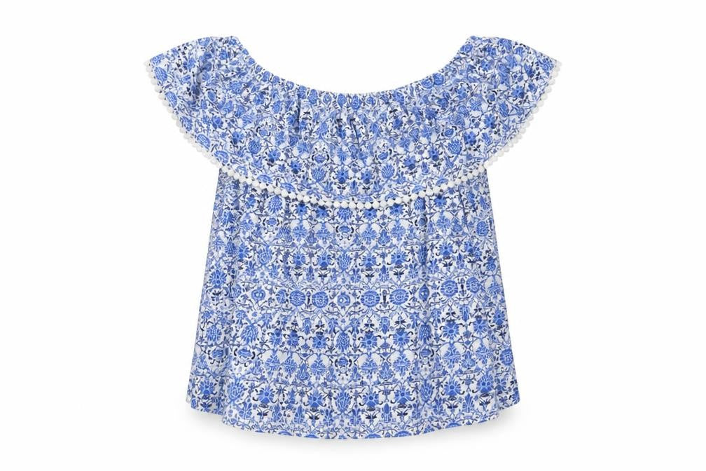 Womens UK Size 6 Miss Selfridge Blue Camisole Blouse