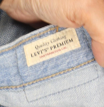 Levi's Women Blue Tapered High Rise Jeans Size 27