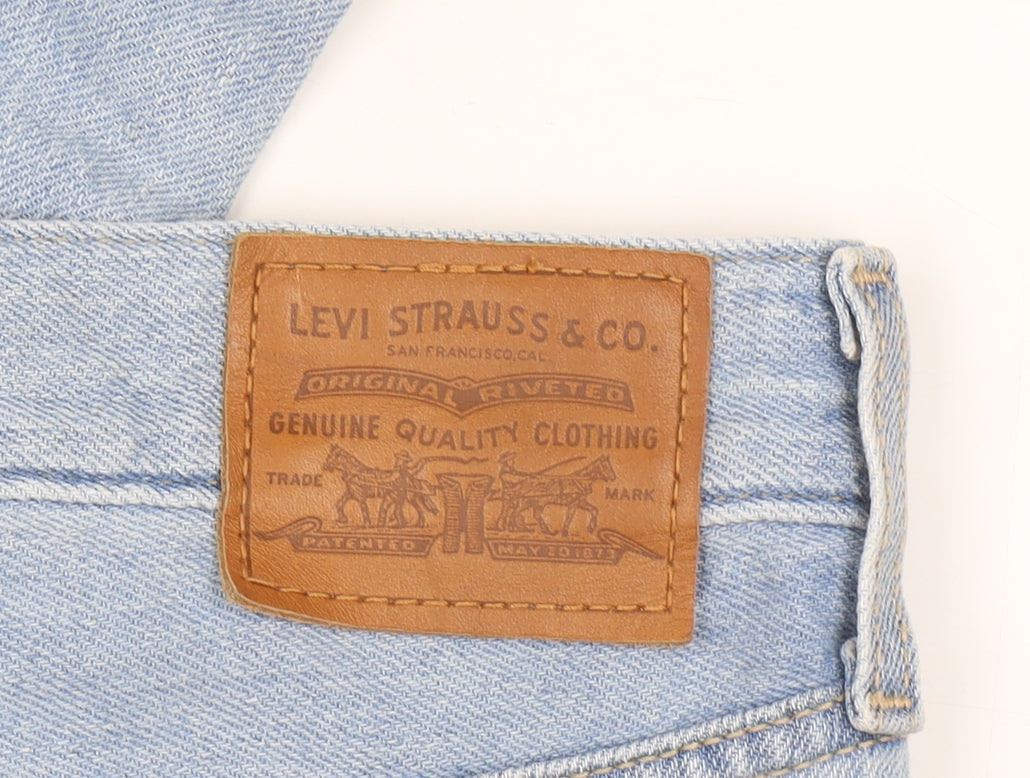 Levi's Women Blue Tapered High Rise Jeans Size 27