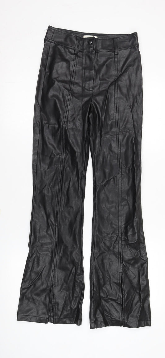 Womens UK Size 4 Topshop   Black Trousers