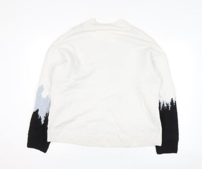 H&M Unisex Coca-Cola Graphic White Pullover S