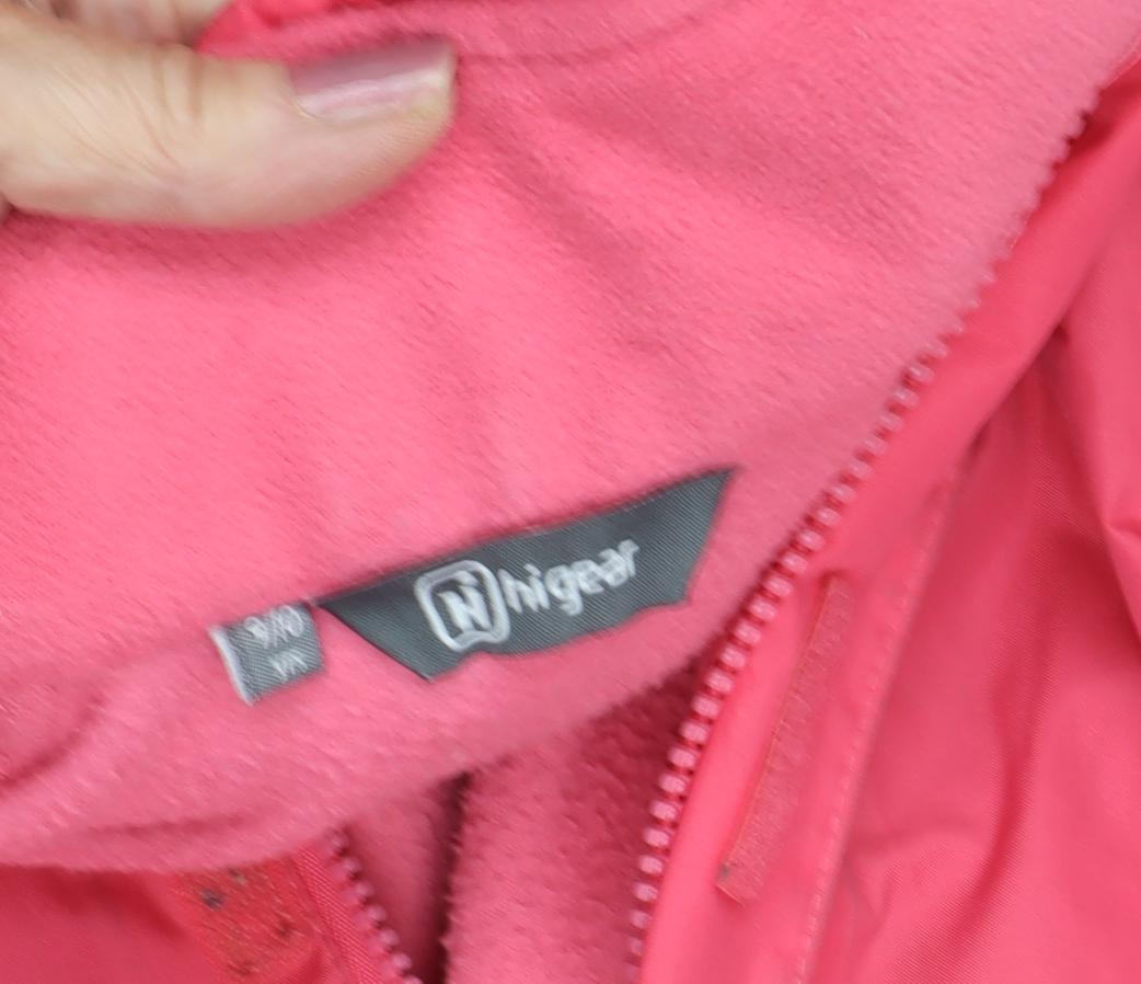 Higear Girls Pink Rain Coat 9-10 Years Hooded Zip Jacket