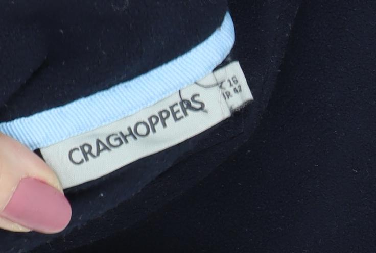 Craghoppers Black Unisex High Neck Fleece Pullover UK 18