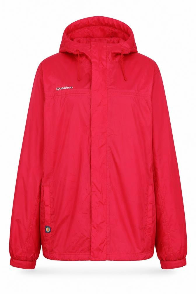 Quechua Women's Red Windbreaker Jacket Size 10