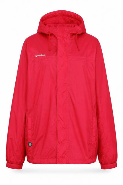 Quechua Women's Red Windbreaker Jacket Size 10