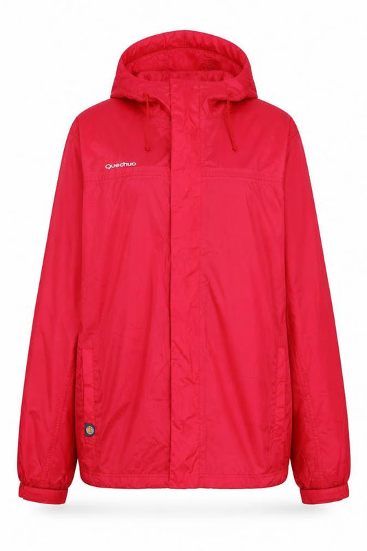 Quechua Women's Red Windbreaker Jacket Size 10