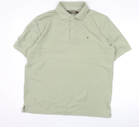Farah Men's Green Polo Shirt Large Casual Wear