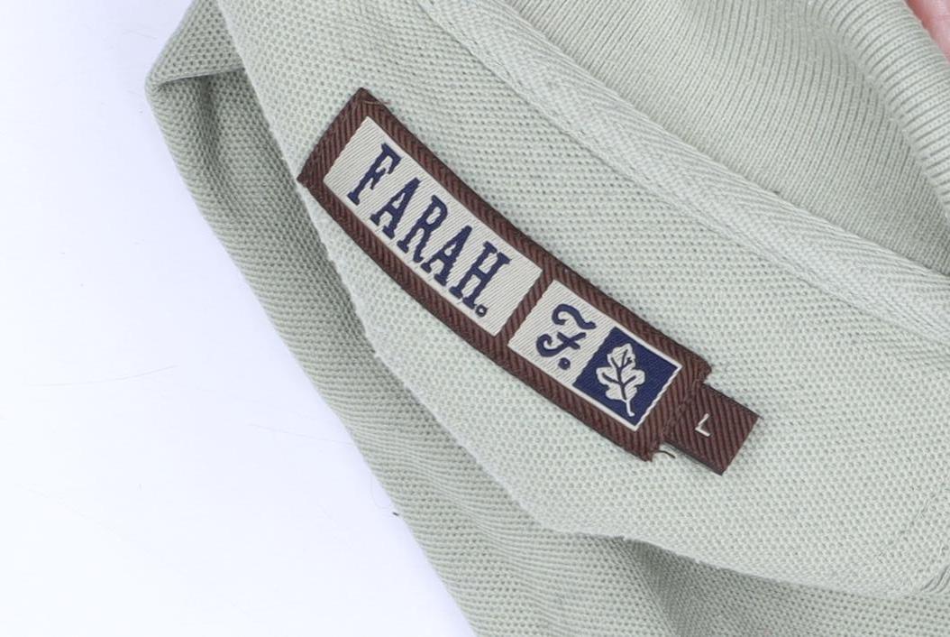 Farah Men's Green Polo Shirt Large Casual Wear