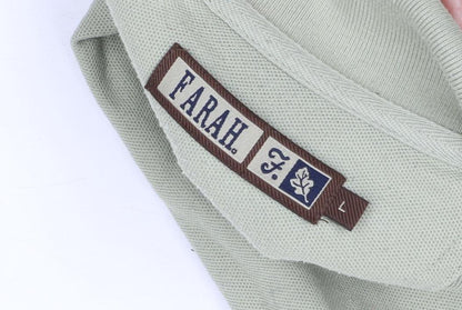 Farah Men's Green Polo Shirt Large Casual Wear