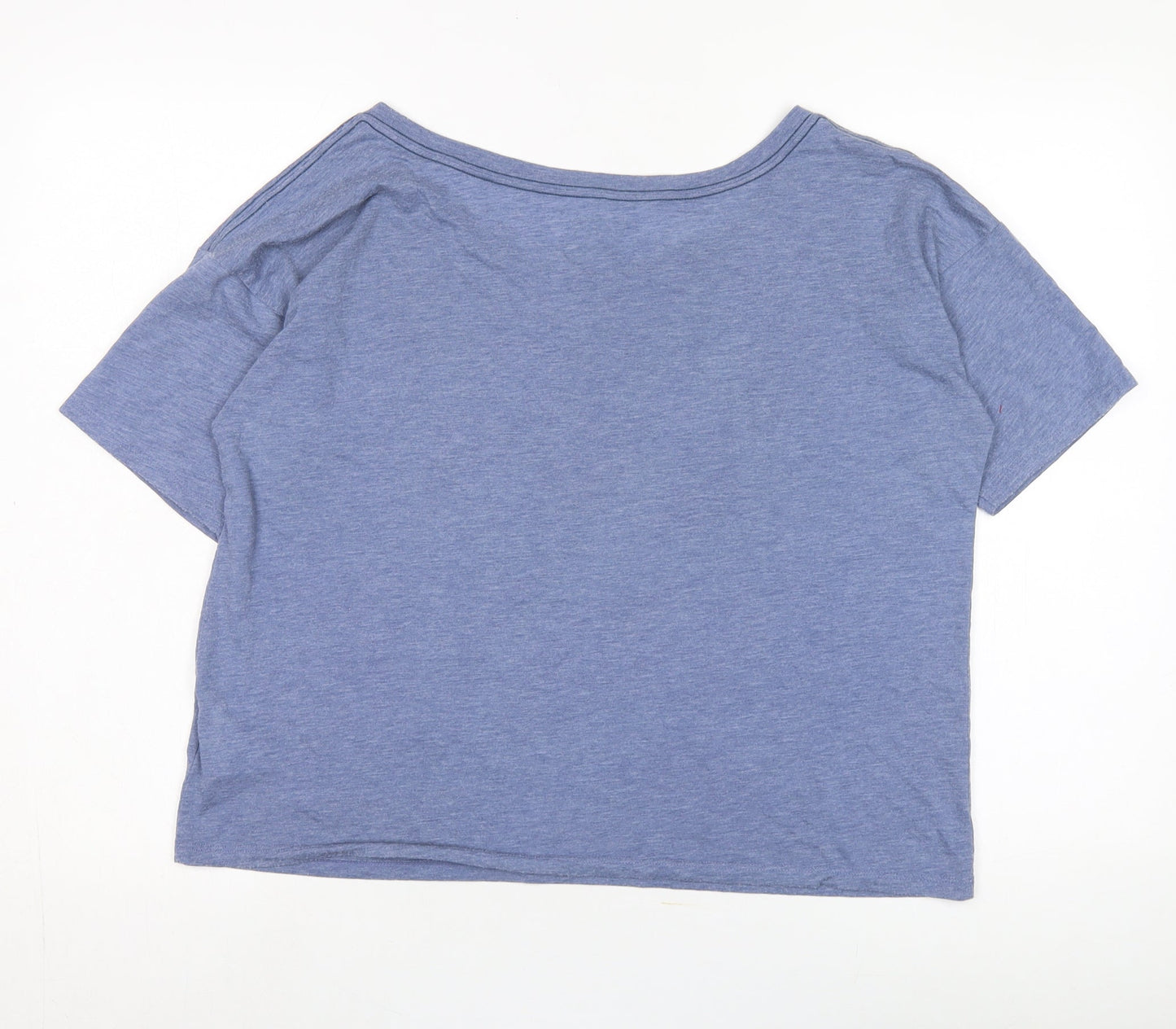 Womens UK Size M VANS Blue Basic T-Shirt