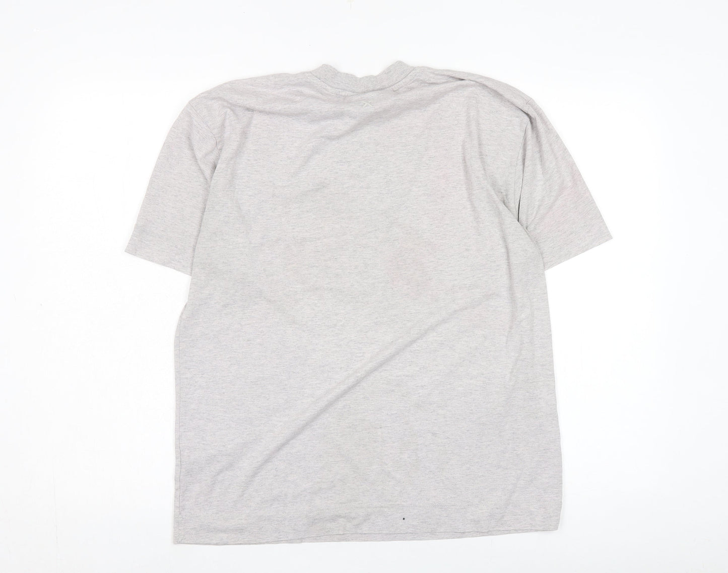 Unisex Adults UK Size S COLLUSION Grey Basic T-Shirt