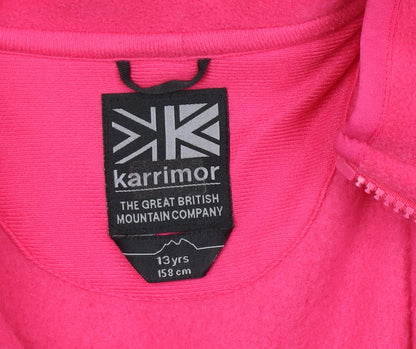 Karrimor Girls Pink Fleece Jacket 13 Years