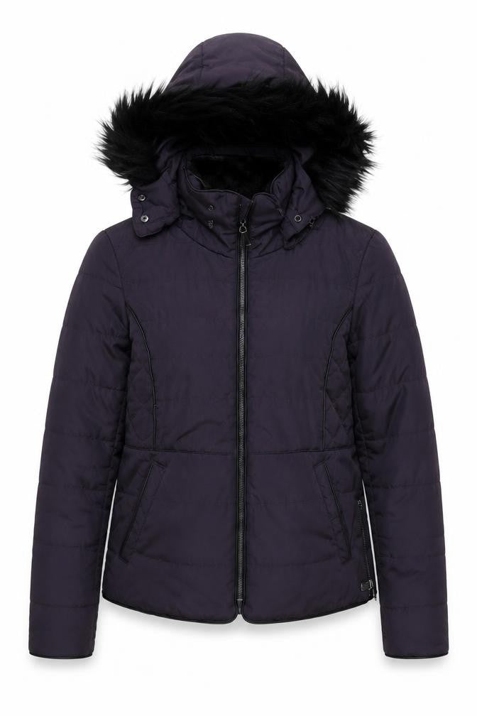 Womens UK Size 10 RJR John Rocha Purple Puffer Jacket