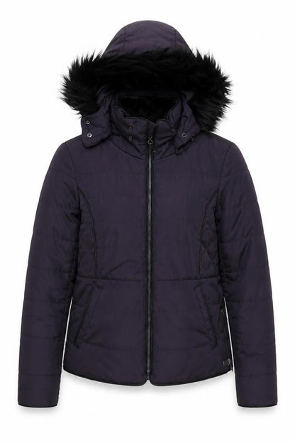 Womens UK Size 10 RJR John Rocha Purple Puffer Jacket
