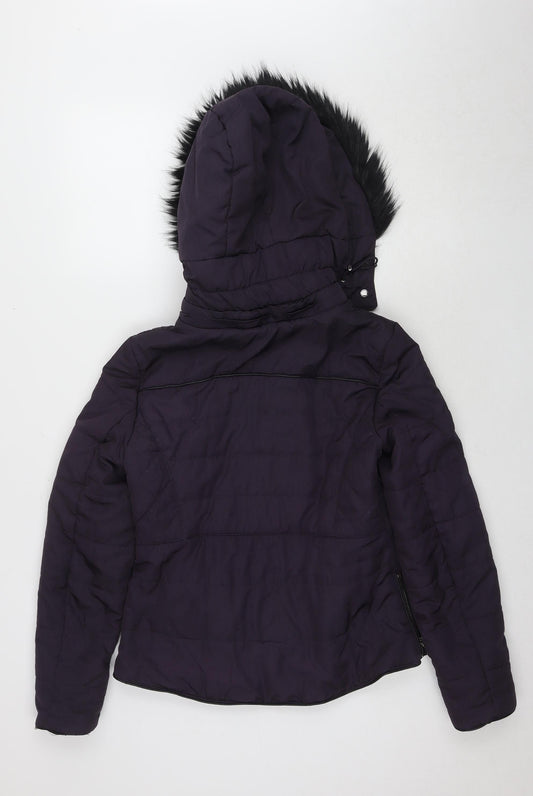 RJR John Rocha Women’s Purple Puffer Jacket Size 10