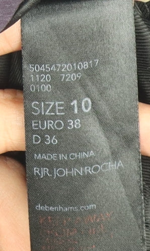 RJR John Rocha Women’s Purple Puffer Jacket Size 10