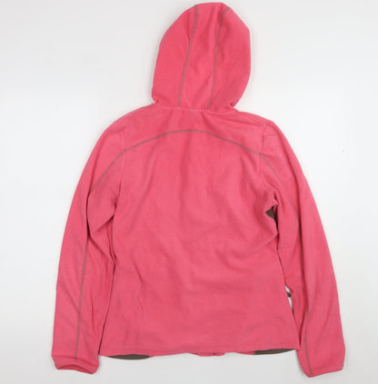 Grivel Women's Pink Hooded Fleece Jacket Size 10