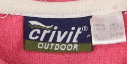 Grivel Women's Pink Hooded Fleece Jacket Size 10