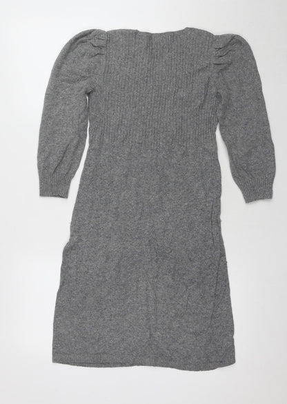 Monsoon Grey Jumper Dress Women’s Small