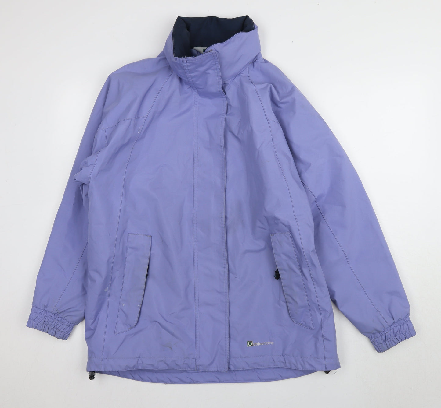 Outdoorscene Women's Purple Waterproof Jacket Size 12-14