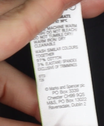 Marks and Spencer Men's Black Trousers Size M