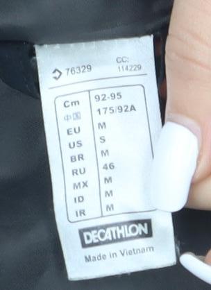 Mens UK Size UK 18 DECATHLON Black Bomber Jacket