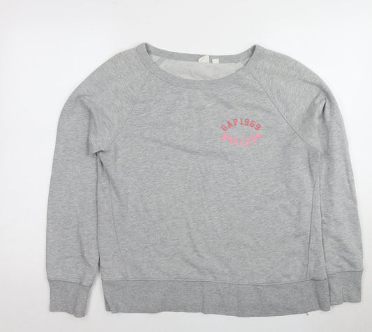GAP Grey Women's Medium Pullover Sweatshirt