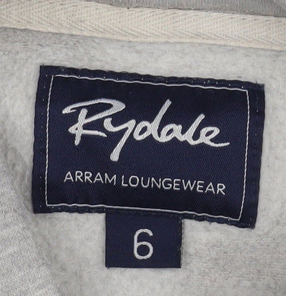 Rydale Unisex Grey Hoodie, Size 10, Animal Print