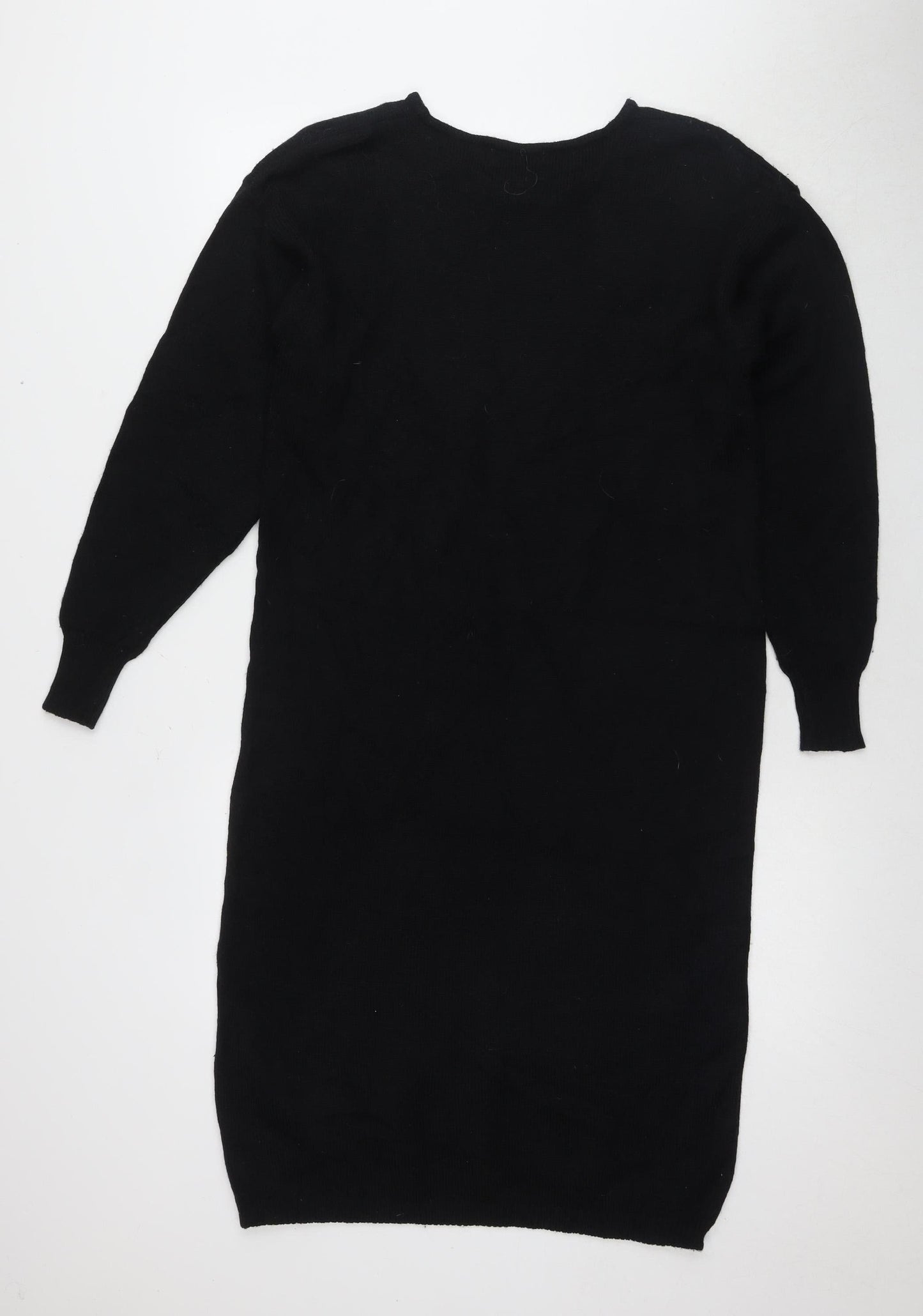 Darian Women's Black Acrylic Long Sleeve Dress