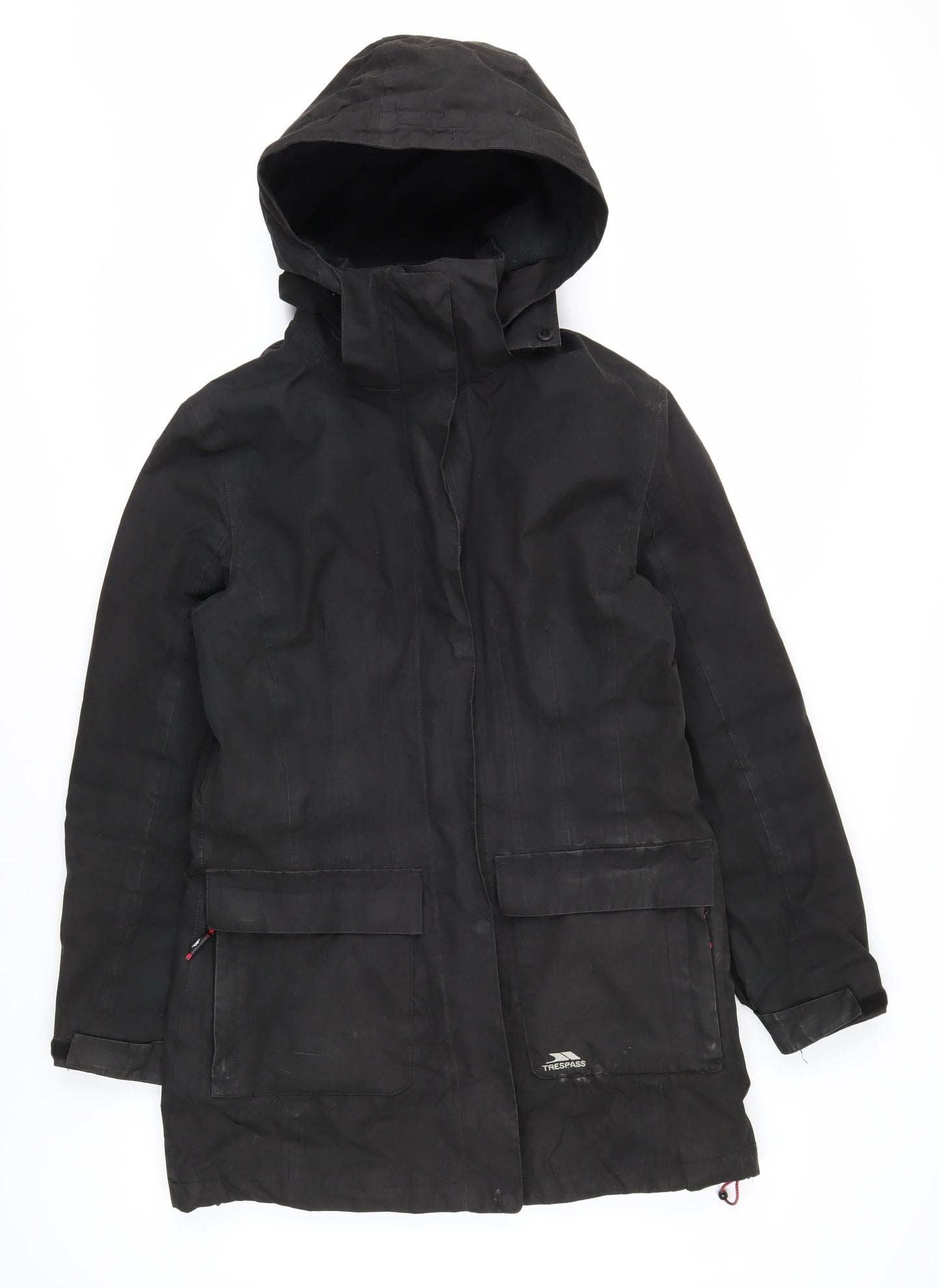 Mens UK Size S Trespass Black Parka Coat