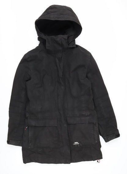Mens UK Size S Trespass Black Parka Coat
