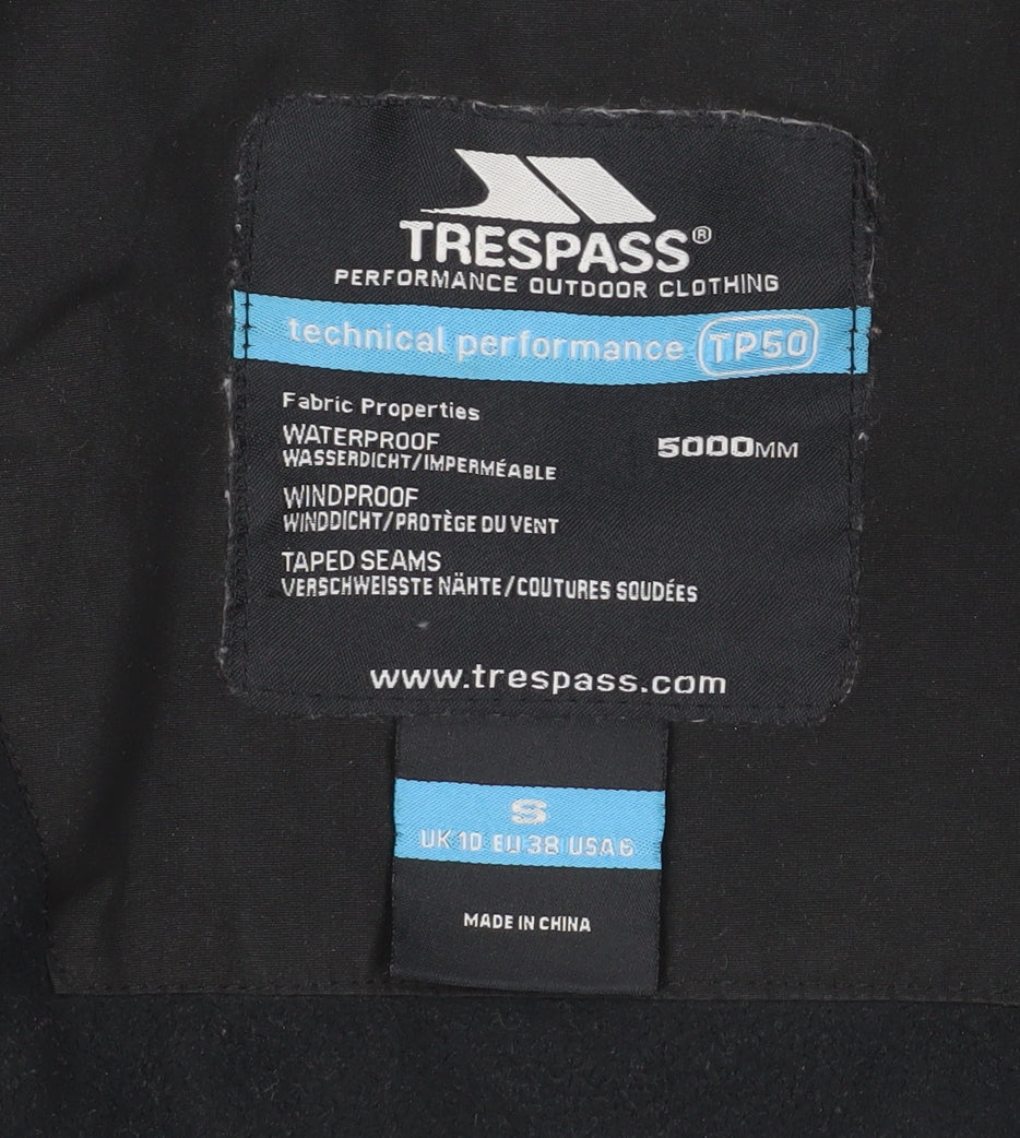 Mens UK Size S Trespass Black Parka Coat