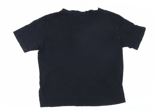 Womens UK Size 8 Marks and Spencer Black Basic T-Shirt