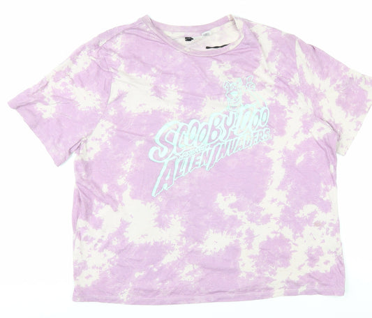 Unisex Adults UK Size L H&M Purple  T-Shirt