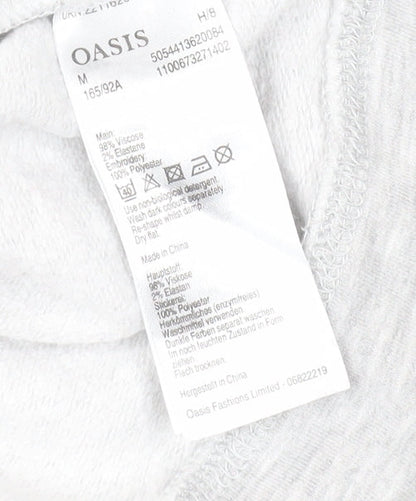 Womens UK Size M Oasis Grey Basic T-Shirt
