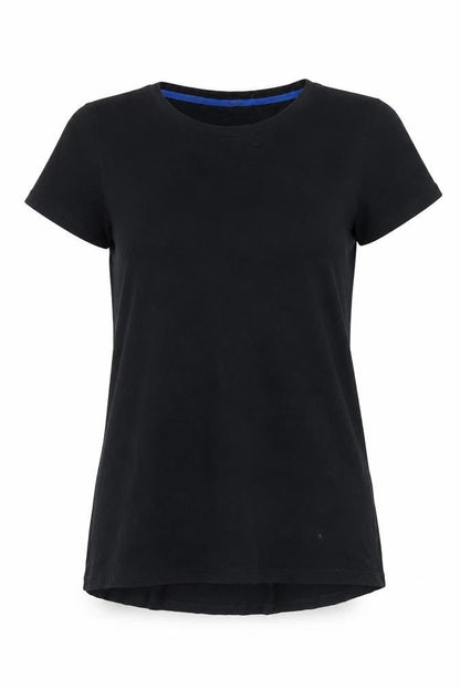 Womens UK Size XS Boden Black Basic T-Shirt