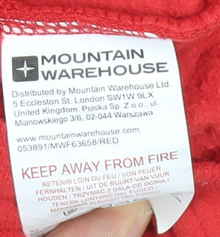 Mountain Warehouse Boys Red Fleece Hoodie 8 Years