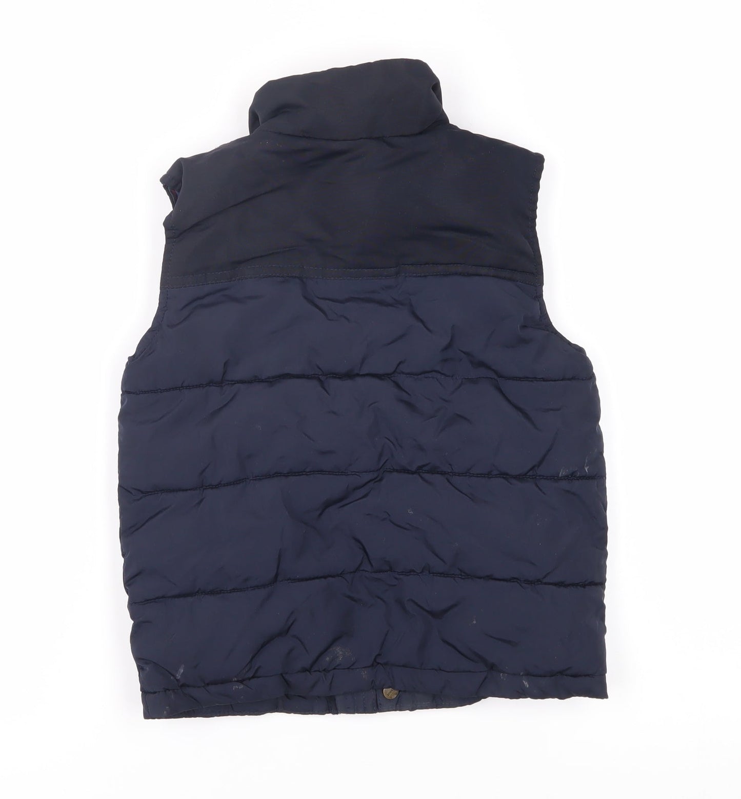 Joules Boys Blue Puffer Jacket 4 Years Lined Padded